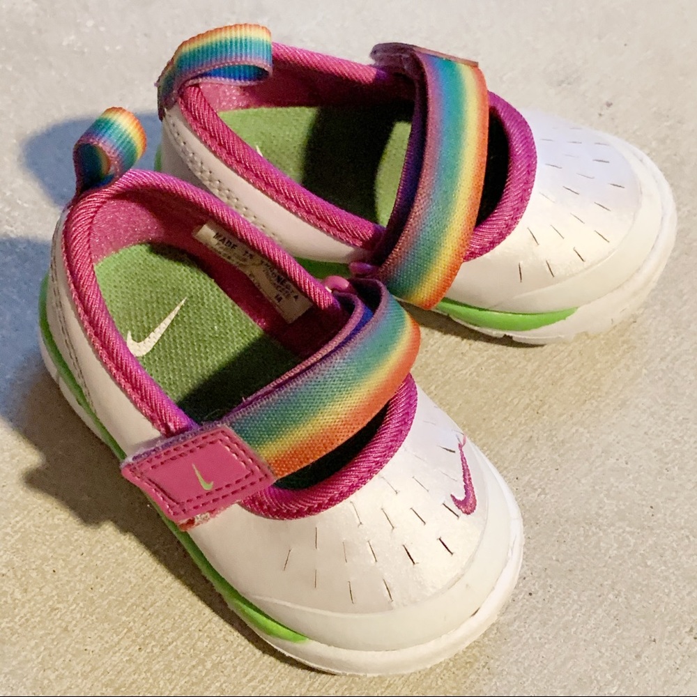 Nike Rainbow 🌈  Baby Girl Shoes Size 3C
